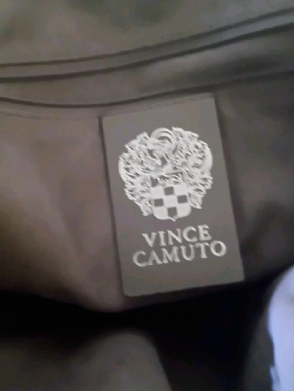 Vince Camuto Tan Braided-Handle Shoulder Tote